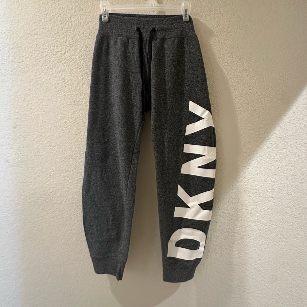 Dark grey DKNY sport low rise joggers